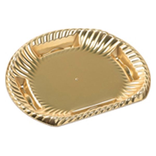 エフピコ オードブル容器 ティアラ半月皿21-18(V1) 本体 金 4C142118 1袋(50個)（直送品）