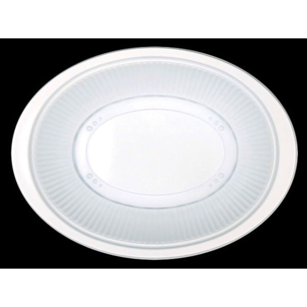 エフピコ 弁当容器 DLV楕円24-18(60)MSD 白 本体 7E241861 1袋(50個)（直送品）