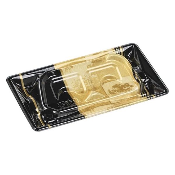 エフピコ 刺身容器 Sステージ19-11-1盛台 輪島金 40746911 1袋(50個)（直送品）