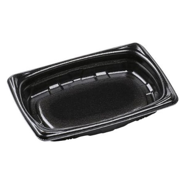 エフピコ 軽食容器 MFP角デリ20-13(37) 本体 黒W 4M020332 1袋(25個)（直送品）