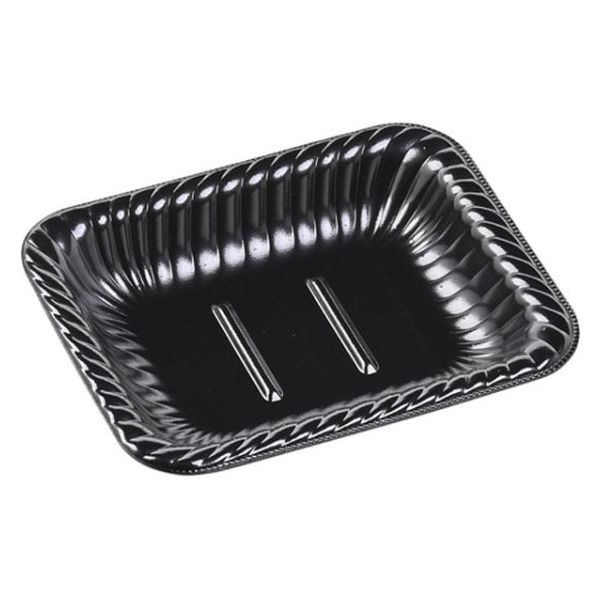 エフピコ オードブル容器 ティアラ角皿17-14 本体 エコ黒 4A771714 1ケース(1000個(50個×20)（直送品）