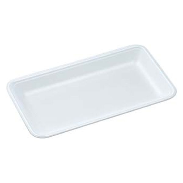 エフピコ 発泡トレー FLB-Y14-25 W 白 0B402144 1袋(100個)（直送品）