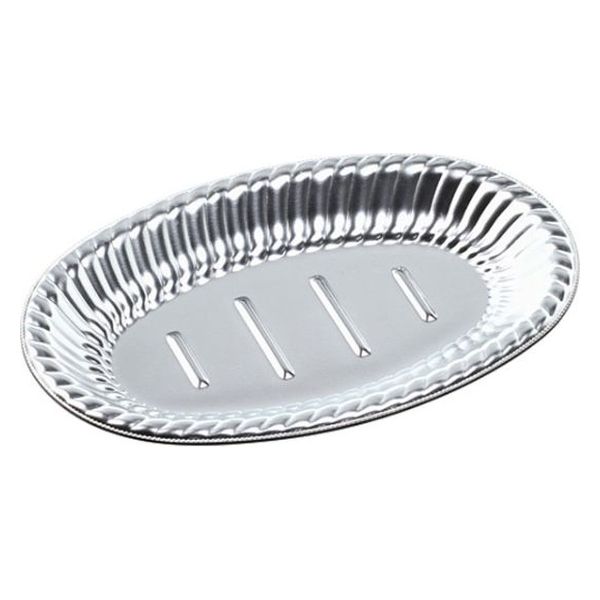 エフピコ オードブル容器 ティアラ小判皿25-17 本体 銀 40472517 1ケース(900個(50個×18)（直送品）