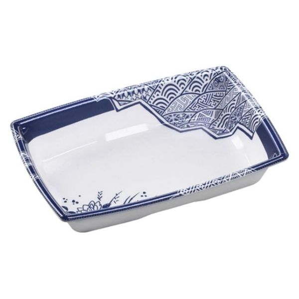 エフピコ 軽食容器 角盛鉢20-14(38) 本体 和陶青 49237204 1袋(50個)（直送品）