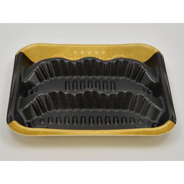 エフピコ 軽食容器 MFP-ホットキッチン5TK 金座黒 4M500524 1袋(50個)（直送品）