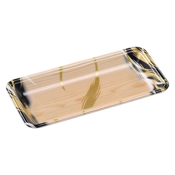 エフピコ 発泡トレー FLB-Y12-25 風紋木目黒 4B862124 1ケース(1500個(100（直送品）