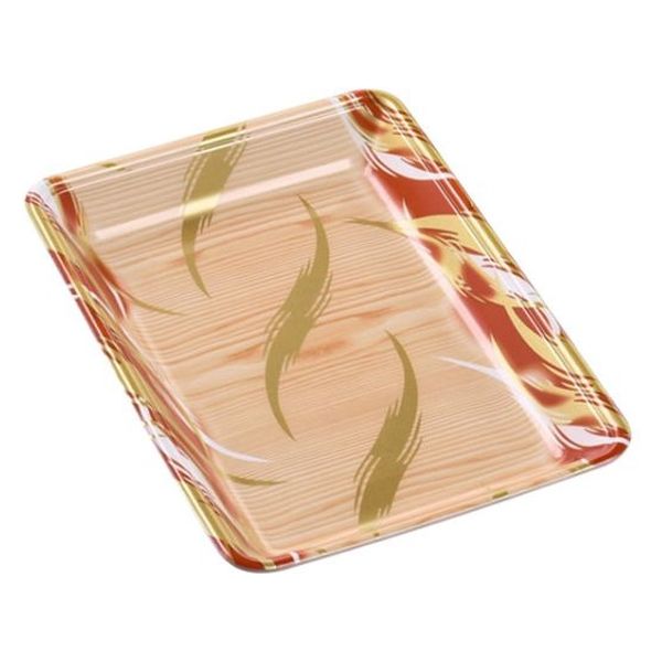 エフピコ 発泡トレー FLB-A28-30 風紋木目OR 4B840286 1袋(100個)（直送品）