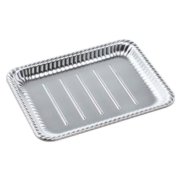 エフピコ オードブル容器 ティアラ角皿31-24 本体 銀 41473124 1ケース(200個(50個×4)（直送品）