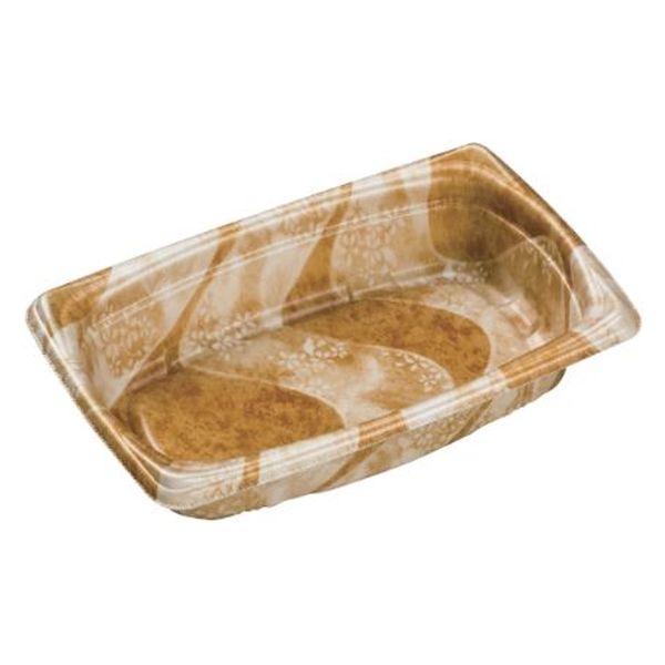 エフピコ 軽食容器 MFP角デリ21-13(50) 本体 香川茶W 4M021131 1ケース(750個(25個×30)（直送品）