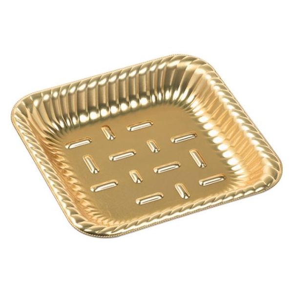エフピコ オードブル容器 ティアラ角皿A20-30 本体 金 46472030 1ケース(900個(50個×18)（直送品）