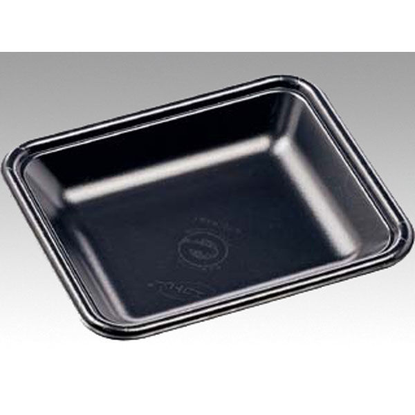 エフピコ 発泡トレー FLB-Y18-33 W エコ黒【weeco】 4B142189 1袋(100個)（直送品）