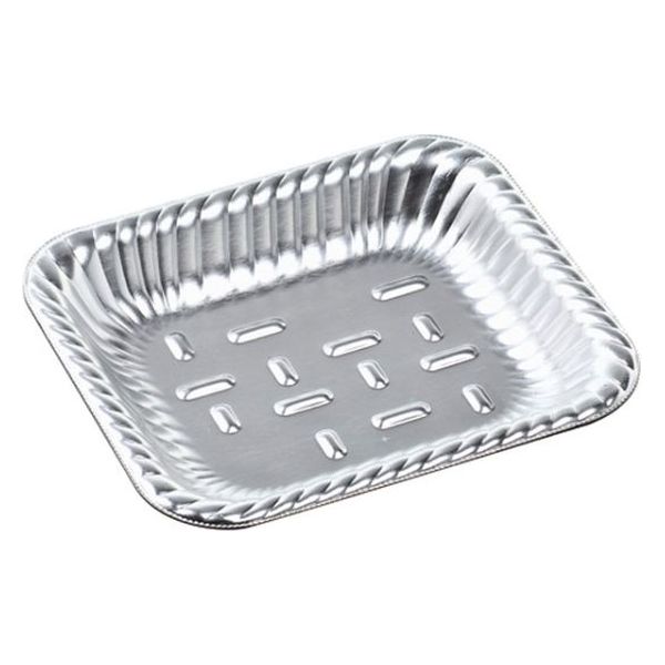 エフピコ オードブル容器 ティアラ角皿A17-30 本体 銀 41481730 1袋(50個)（直送品）