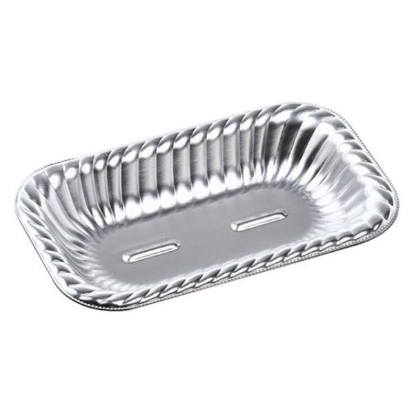 エフピコ オードブル容器 ティアラ角皿A12-30 本体 銀 41481230 1袋(50個)（直送品）