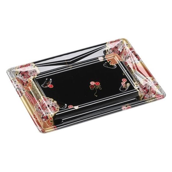 エフピコ 刺身容器 Sステージ19-14 本体 はな帯赤 40749194 1袋(50個)（直送品）