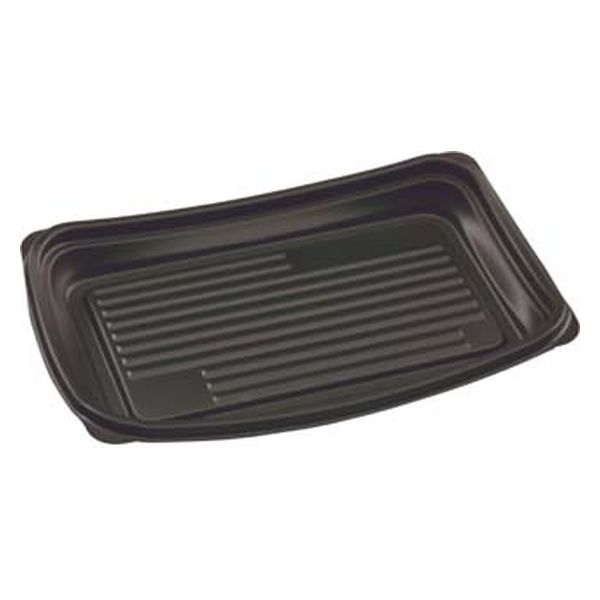 エフピコ 軽食容器 FT京デリ-438(V) 本体 黒 79424380 1ケース(600個(50個×12)（直送品）