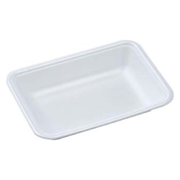 エフピコ 発泡トレー FLB-O12-33 白 0F403129 1袋(100個)（直送品）