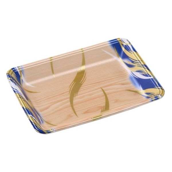 エフピコ 発泡トレー FLB-Y18-33 風紋木目青 4B822189 1袋(100個)（直送品）