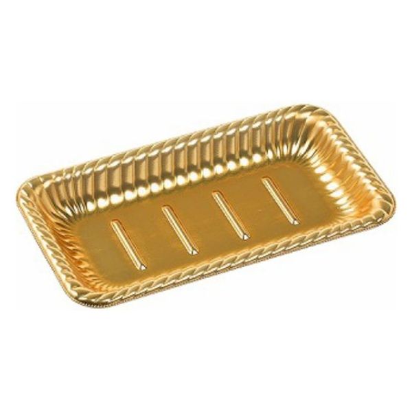 エフピコ オードブル容器 ティアラ角皿25-14(V1) 本体 金 4C132514 1袋(50個)（直送品）