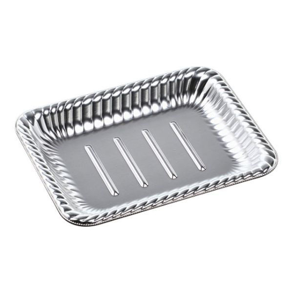 エフピコ オードブル容器 ティアラ角皿22-17 本体 銀 41462217 1ケース(600個(50個×12)（直送品）