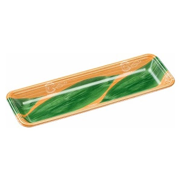 エフピコ 発泡トレー FLB-L10-25 エコ木目葉らん 3B214104 1袋(100個)（直送品）