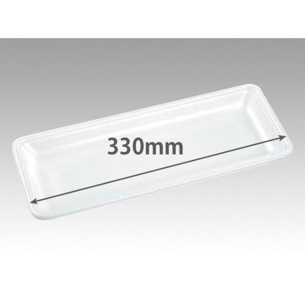 エフピコ 発泡トレー FLB-K13-25 W 白 0B409134 1袋(100個)（直送品）
