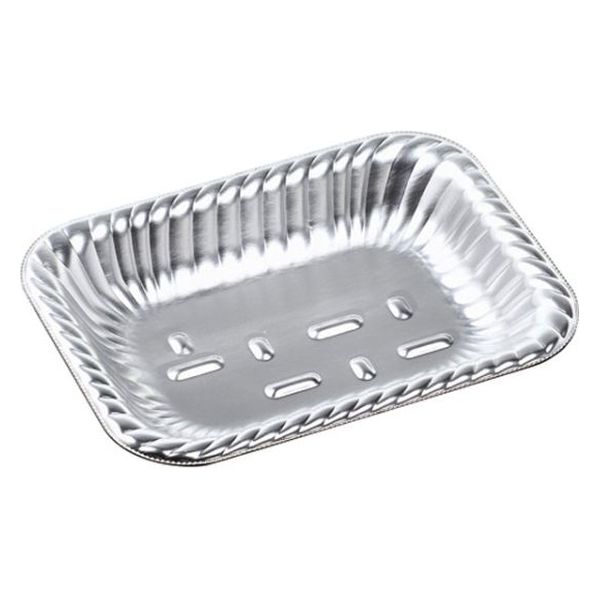 エフピコ オードブル容器 ティアラ角皿A15-30 本体 銀 41481530 1袋(50個)（直送品）