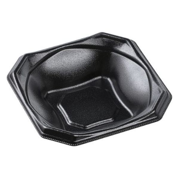 エフピコ どんぶり容器 MFPかぐら丼15-15 本体 黒 4M63151A 1ケース(1200個(50個×24)（直送品）