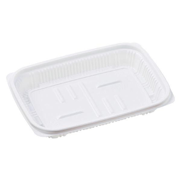 エフピコ 軽食容器 FT惣菜18-13(26)V 本体 白 79113860 1袋(50個)（直送品）