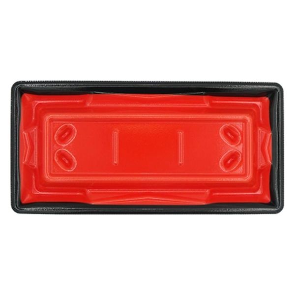 エフピコ 寿司容器 Sステージ24-11 本体 黒フチ赤 41162418 1ケース(900個(50個×18)（直送品）