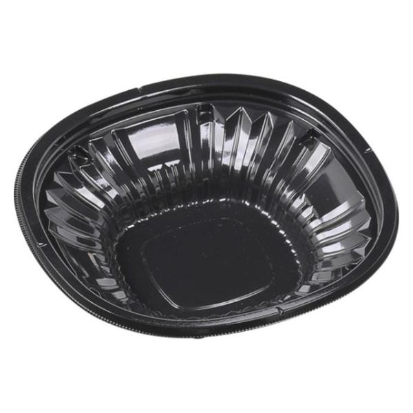 エフピコ どんぶり容器 MSDリーゾ16(41)本体 黒 7E321160 1袋(50個)（直送品）