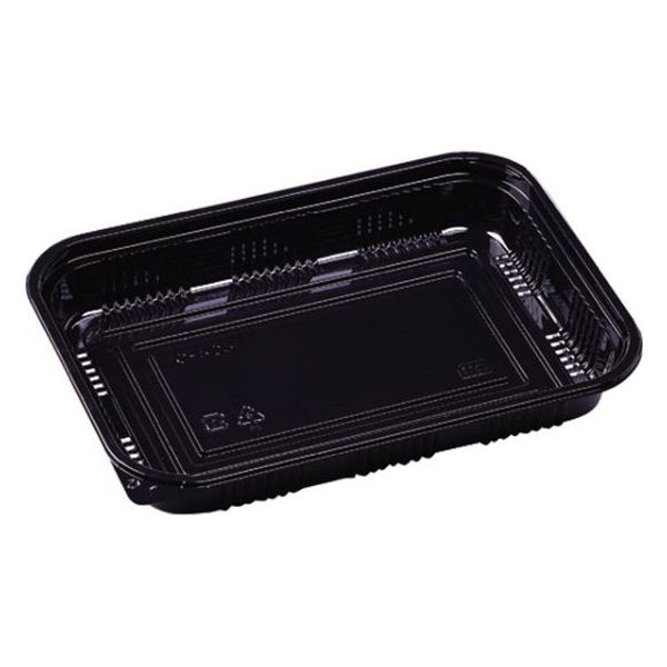 エフピコ 寿司容器 MSD-IC-525 本体 黒 7E151525 1袋(50個)（直送品）