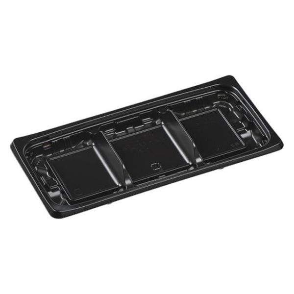 エフピコ 軽食容器 FTプレイン22-11-3(20) 黒 79060121 1袋(50個)（直送品）