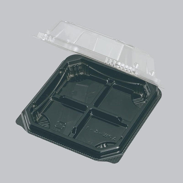 エフピコチューパ 和菓子向けフードパック APW-4-1 黒 CP000548 1ケース(1200個(50個×24)（直送品）