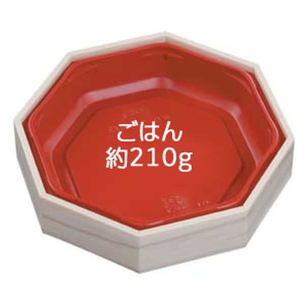 エフピコ 弁当容器 WIC-八角15 本体 香木 8G320085 1ケース(320個(20個×16)（直送品）