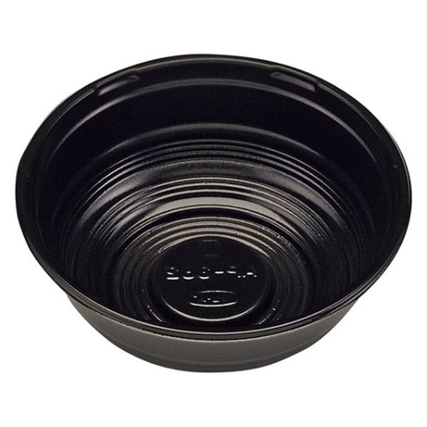 エフピコチューパ どんぶり容器 AP-362 黒 本体 CP630069 1袋(50個)（直送品）