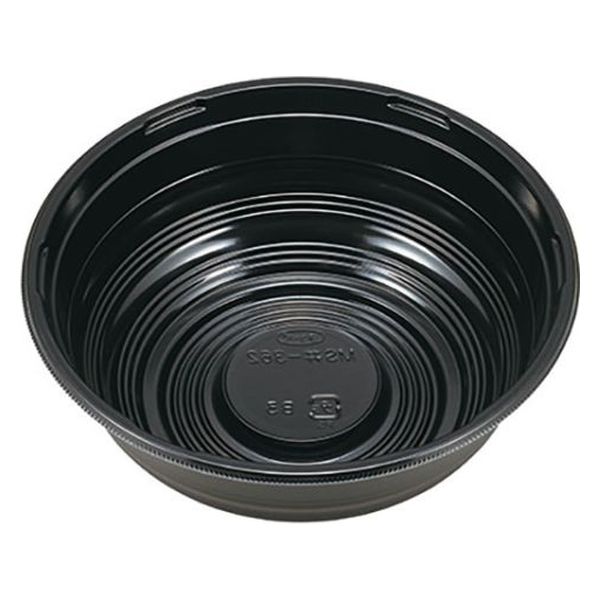 エフピコチューパ どんぶり容器 MS丼 黒本体
