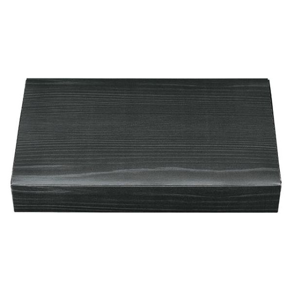 エフピコチューパ 仕出し弁当容器 紙BOX一体型 90-60 黒木目 CP501526 1袋(50個)（直送品）