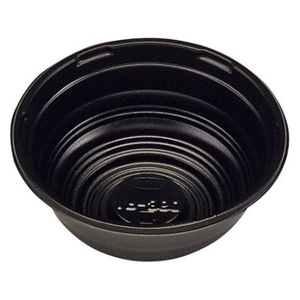 エフピコチューパ どんぶり容器 AP-360 黒 本体 CP630066 1ケース(1200個(50個×24)（直送品）