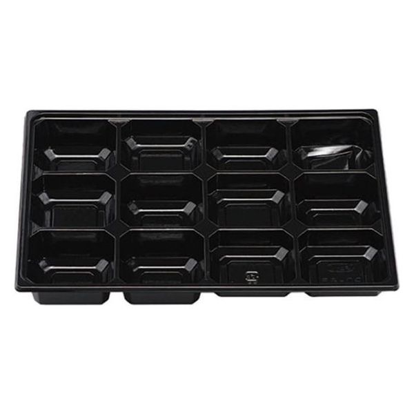 エフピコチューパ PS中仕切 90-65 黒 CP500727 1袋(50個)（直送品）