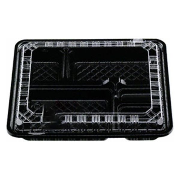 エフピコチューパ 弁当容器 CY-2-2 黒セット(エコOP) CP520367 1ケース(400個(50個×8)（直送品）