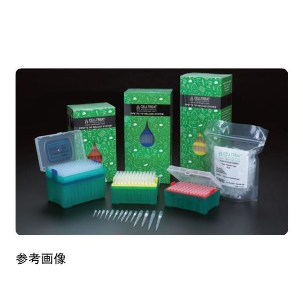 CELLTREAT ピペットチップ(フィルター付き) 200μL 1箱(960本入) 229019 1箱(960本) 65-3657-70（直送品）