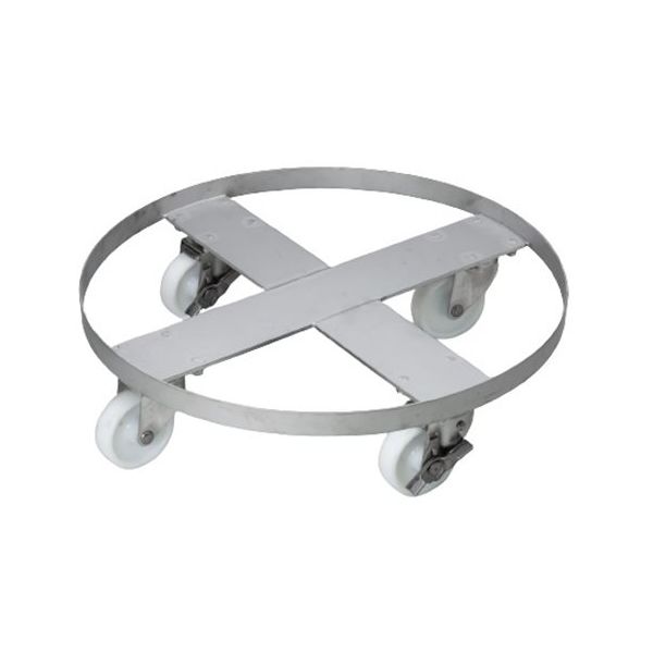 キャンロット ドラム缶用台車(ナイロン車輪)TDー6030N DC-600N 1個 67-3017-70（直送品）