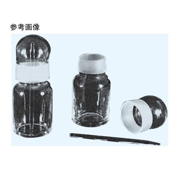 日本理化学器械 バルサム瓶 白 30mL ふた付輪付 651-030 1個 65-8672-93（直送品）