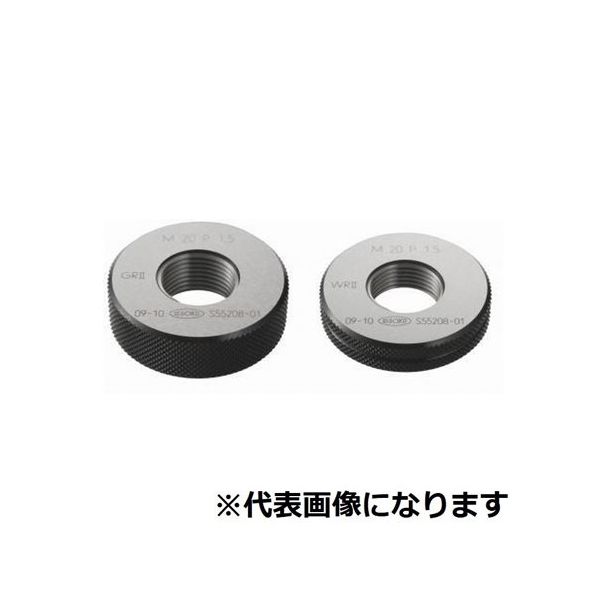 第一測範製作所 メートルネジリングゲージ 旧JIS規格 JIS2級ねじ用 めねじ 1.25 M10P1.25 GRWR II 1セット（直送品）