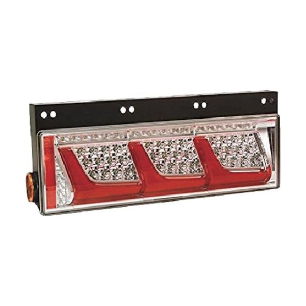 小糸 左レッドVerシーケンシャルトラック用オールLEDリアコンビネーションランプ3連タイプ16年/17年対応 LEDRCL-24LS21（直送品）