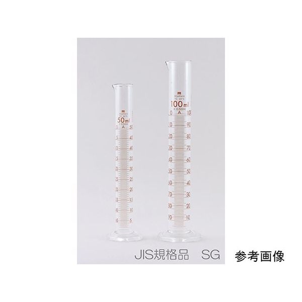 宮原計量器製作所 メスシリンダー 2000mL JCSS校正証明書付 mc2000 1個 64-9087-78-24（直送品）