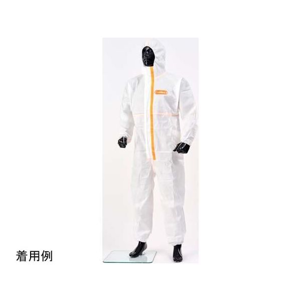 東レ 化学防護服 LIVMOA(R)4500AS 耐水圧・帯電 L 1枚 H-11-001-L 4-6768-02（直送品）