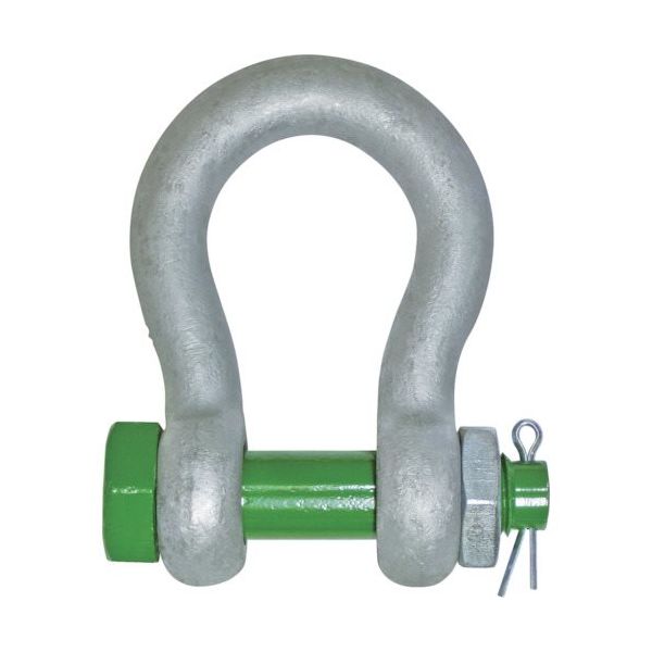 大洋製器工業 TAIYO グリーンピンスタンダードシャックル バウ・ボルトナット 85t(3300586) GPBB-85T 1個（直送品）