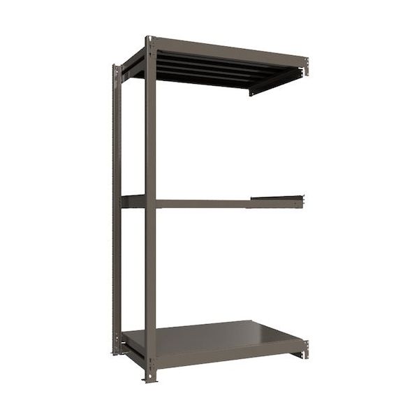 ICHIMAI 重量ボルトレスラック 段荷重1000Kg H2100×W1200×D750 天地3段 連結グレー TH1000-747R3（直送品）