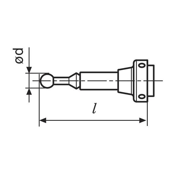 マール 802NW用測定子 φ6mm 802NWt 1個 64-5158-84（直送品）